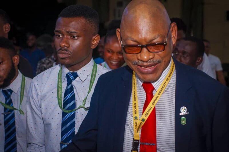 Students collaborating at Michael Okpara University